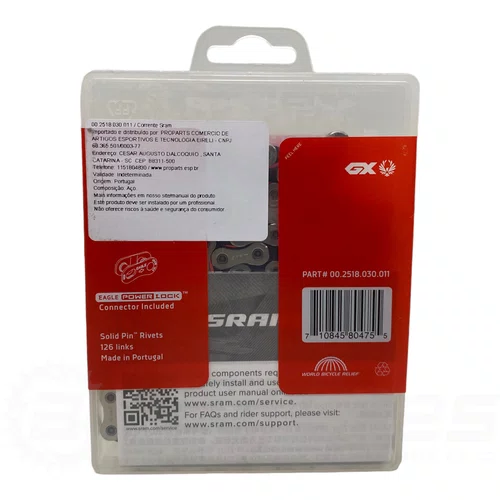 CORRENTE ORIGINAL SRAM GX EAGLE 12V 126 ELOS