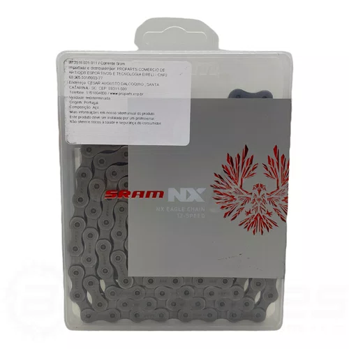 CORRENTE ORIGINAL SRAM NX EAGLE 12V 126 ELOS