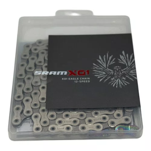 CORRENTE ORIGINAL SRAM X01 EAGLE PRATA 12V 126 ELOS