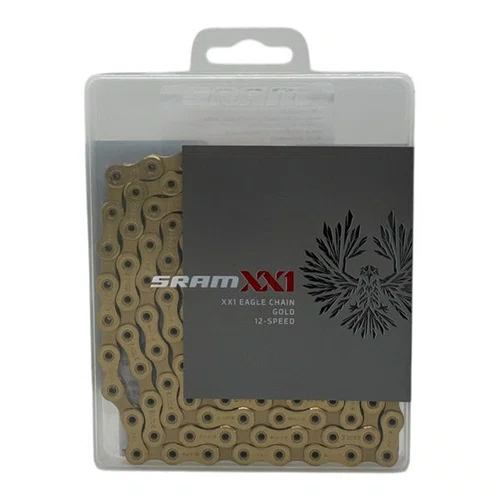 CORRENTE ORIGINAL SRAM XX1 EAGLE GOLD/DOURADA 12V 126 ELOS