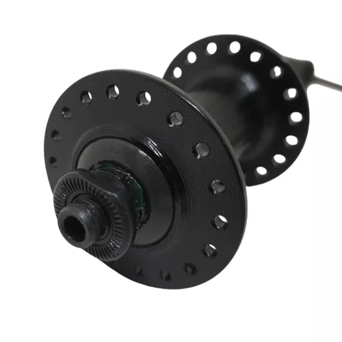 CUBO DIANTEIRO SHIMANO HB-QC300 133MM CENTER LOCK 32F PRETO
