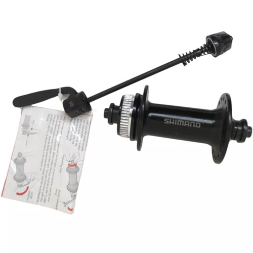 CUBO DIANTEIRO SHIMANO HB-QC300 133MM CENTER LOCK 32F PRETO