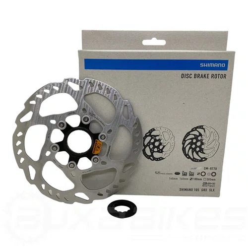 DISCO ROTOR DE FREIO SHIMANO SM-RT70 180MM C. LOCK ICE TECH