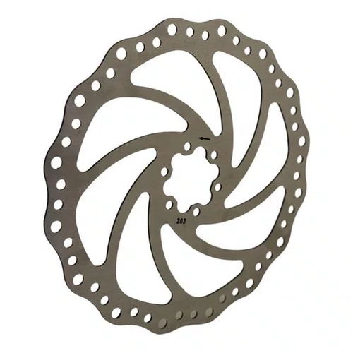 DISCO/ROTOR FREIO A DISCO 203MM PRATA ALUMINIO 6 PARAFUSOS