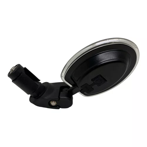ESPELHO RETROVISOR BICICLETA C/ SINALIZADOR RECARREGAVEL