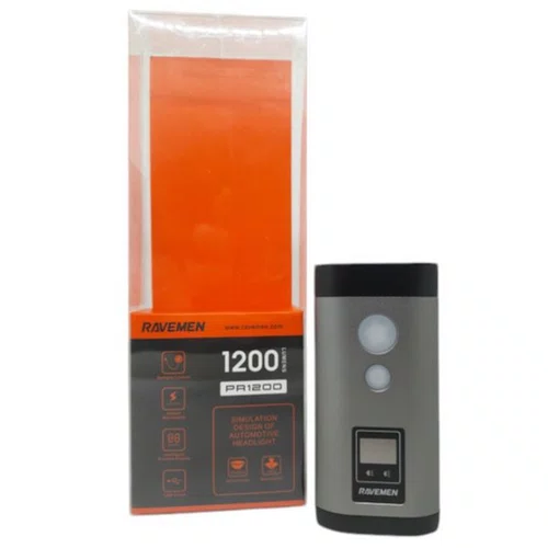 FAROL BICICLETA RECARREGAVEL RAVEMEN PR1200 1200LUMENS