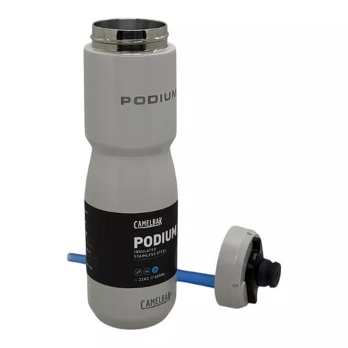 GARRAFA CAMELBAK PODIUM VACUUM INOX 18H FRIA 650ML BEGE
