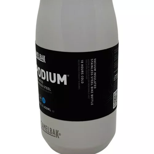 GARRAFA CAMELBAK PODIUM VACUUM INOX 18H FRIA 650ML BEGE
