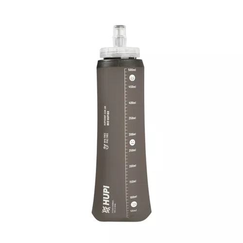 GARRAFA DOBRAVEL HUPI SOFT FLASK CINZA 500ML CORRIDA/BIKE