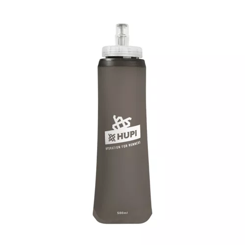 GARRAFA DOBRAVEL HUPI SOFT FLASK CINZA 500ML CORRIDA/BIKE