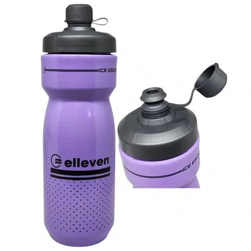 GARRAFA ISOTERMICA ELLEVEN 650ML CINZA/ROSA