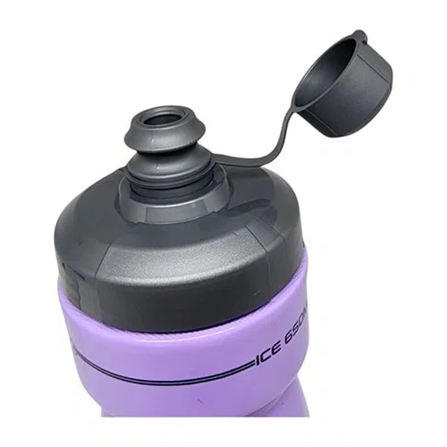 GARRAFA ISOTERMICA ELLEVEN 650ML CINZA/ROSA