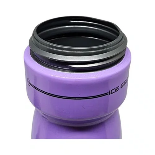 GARRAFA ISOTERMICA ELLEVEN 650ML CINZA/ROSA
