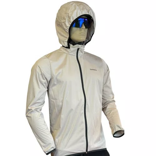 JAQUETA CICLISMO MASCULINA SHIMANO NAGANO IMPERMEAVEL BEGE T