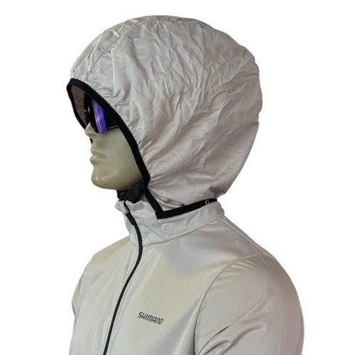 JAQUETA CICLISMO MASCULINA SHIMANO NAGANO IMPERMEAVEL BEGE T