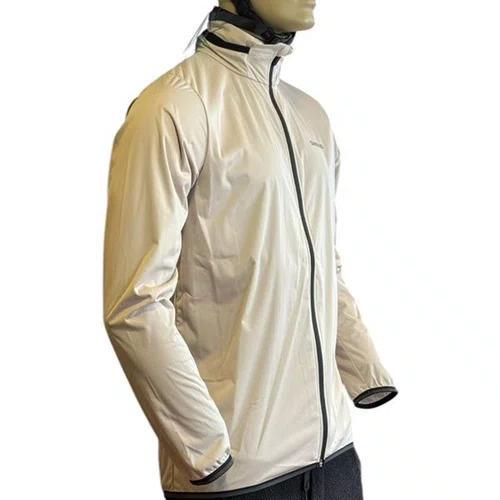 JAQUETA CICLISMO MASCULINA SHIMANO NAGANO IMPERMEAVEL BEGE T