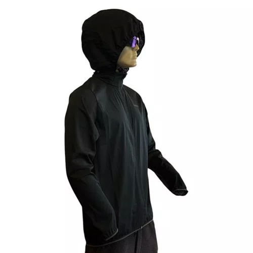 JAQUETA CICLISMO MASCULINA SHIMANO NAGANO IMPERMEAVEL PRETA 