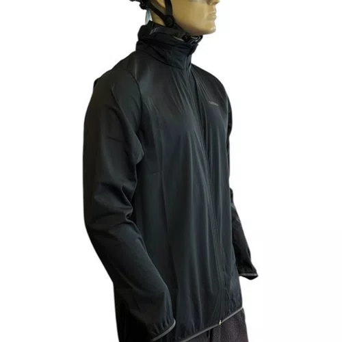 JAQUETA CICLISMO MASCULINA SHIMANO NAGANO IMPERMEAVEL PRETA 