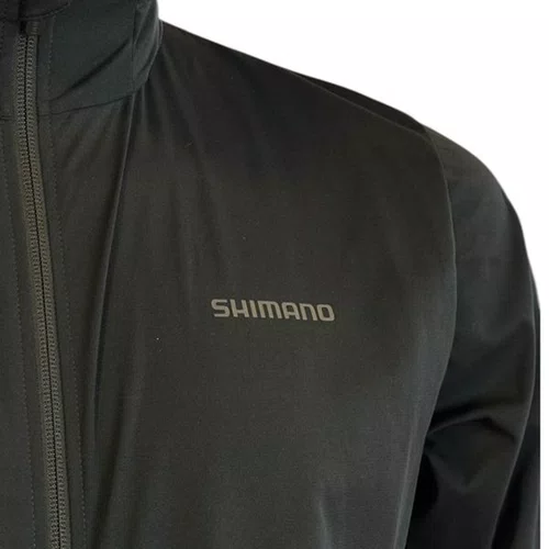 JAQUETA CICLISMO MASCULINA SHIMANO NAGANO IMPERMEAVEL PRETA 