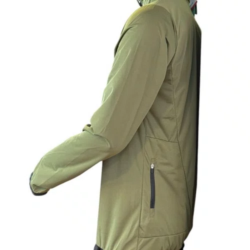 JAQUETA CICLISMO MASCULINA SHIMANO NAGANO IMPERMEAVEL VERDE 