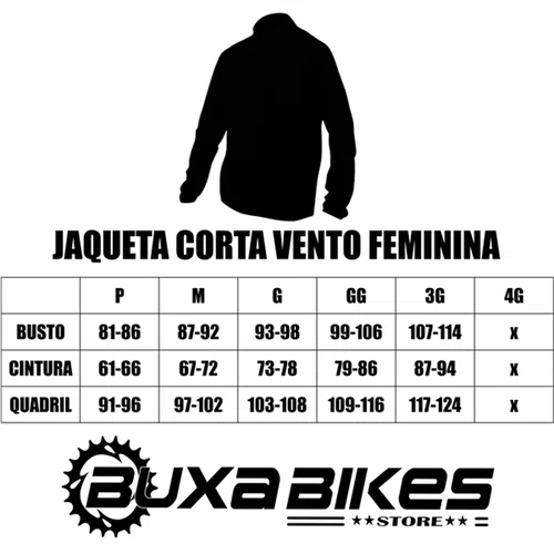 JAQUETA CORTA VENTO FEMININA FREE FORCE SPORT PRETA G