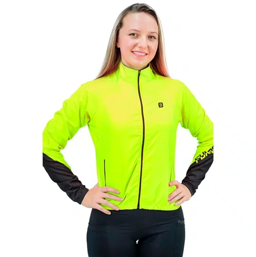 JAQUETA CORTA VENTO FEMININA FURBO ASPEN GLINT AMARELA TAM M