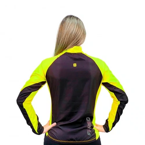 JAQUETA CORTA VENTO FEMININA FURBO ASPEN GLINT AMARELA TAM M