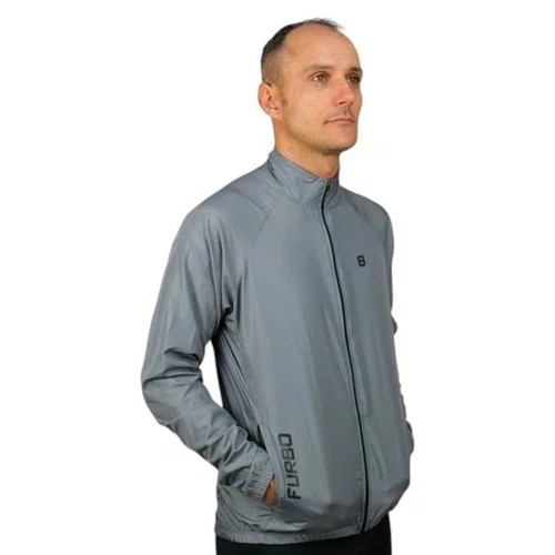 JAQUETA CORTA VENTO MASCULINA FURBO ASPEN SIDE GRAND CINZA G