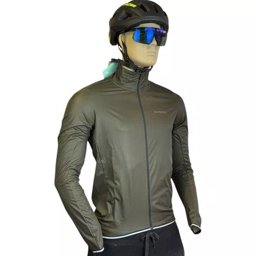 JAQUETA CORTA VENTO SHIMANO EVOLVE CORSA VERDE TAM G