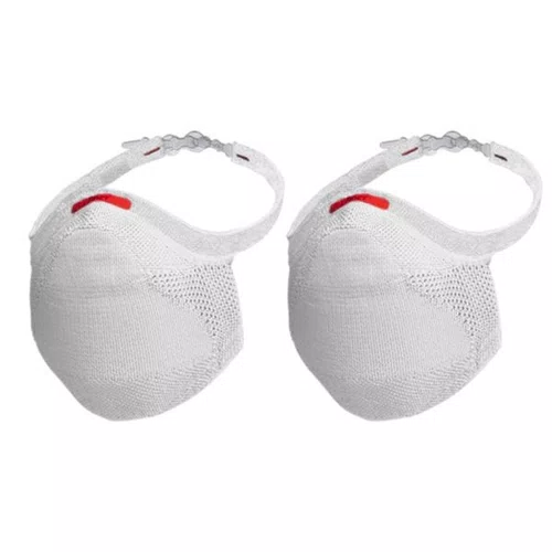 KIT 2 MASCARAS FIBER SPORT FACIAIS UNISSEX LAVAVEL BRANCA M