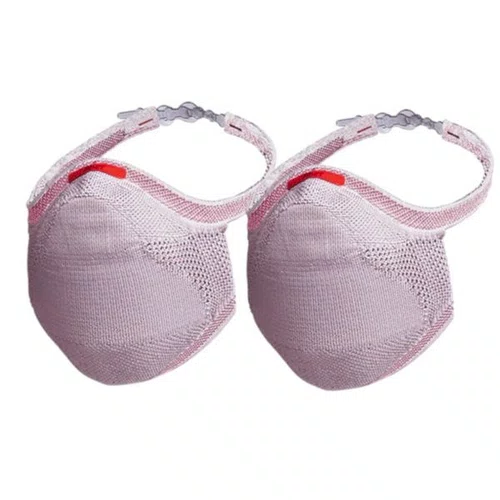 KIT 2 MASCARAS FIBER SPORT FACIAIS UNISSEX LAVAVEL ROSA P