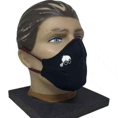 KIT 5 MASCARAS FACIAIS ALGODAO HARRY POTTER P LAVAVEL