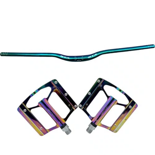 KIT GUIDAO + PEDAL GTA WHEELING/GRAU CAMALEAO ALUMINIO