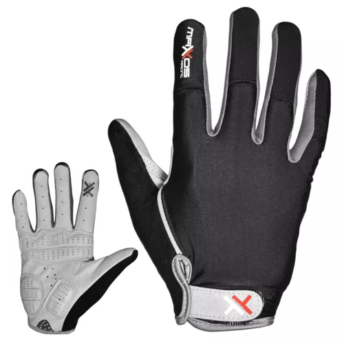 LUVA CICLISMO MATTOS RACING DEDO LONGO CINZA GEL