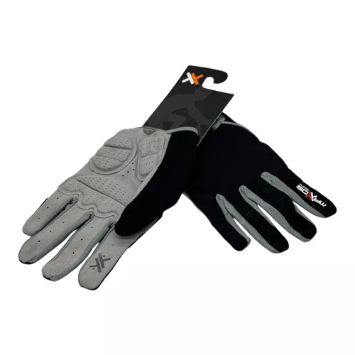 LUVA CICLISMO MATTOS RACING DEDO LONGO CINZA GEL