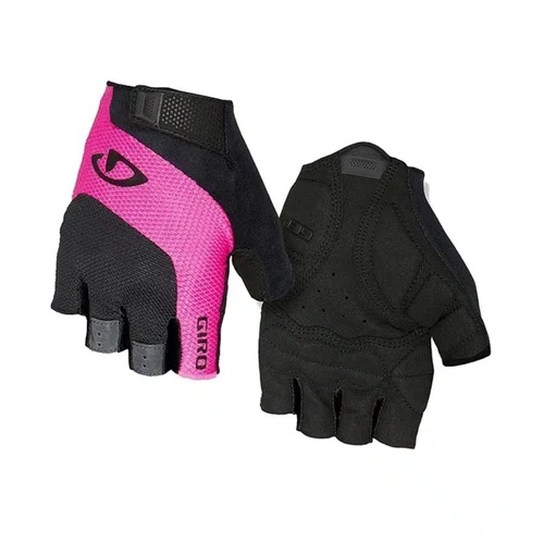 LUVA FEMININA GIRO TESSA GEL PRETO/ROSA P