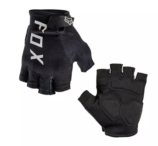 LUVA FOX RANGER GEL MEIO DEDO PRETA TAM G