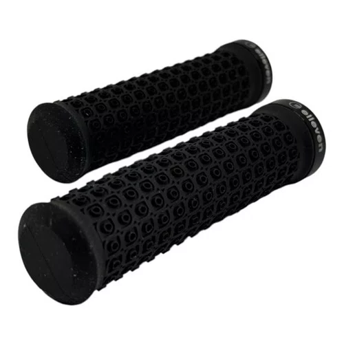 MANOPLA ELLEVEN BORRACHA C/TRAVA ANTI-DESLIZANTE 132MM PRETA