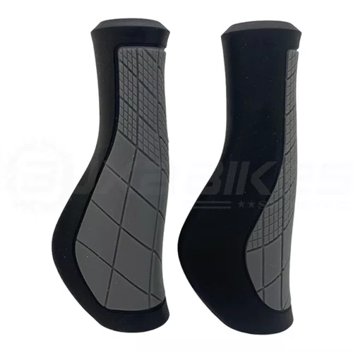 MANOPLA ELLEVEN ERGONOMICA BORRACHA PRETA/CINZA