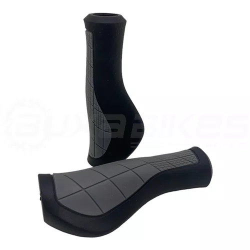MANOPLA ELLEVEN ERGONOMICA BORRACHA PRETA/CINZA