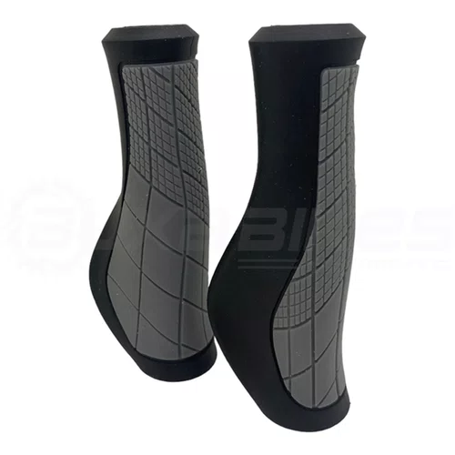 MANOPLA ELLEVEN ERGONOMICA BORRACHA PRETA/CINZA