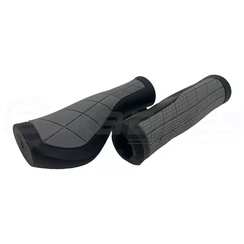 MANOPLA ELLEVEN ERGONOMICA BORRACHA PRETA/CINZA