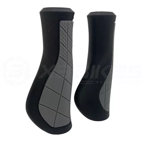 MANOPLA ELLEVEN ERGONOMICA BORRACHA PRETA/CINZA
