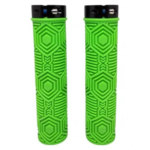 MANOPLA ELLEVEN MTB SILICONE PREMIUM 137MM COM TRAVA VERDE