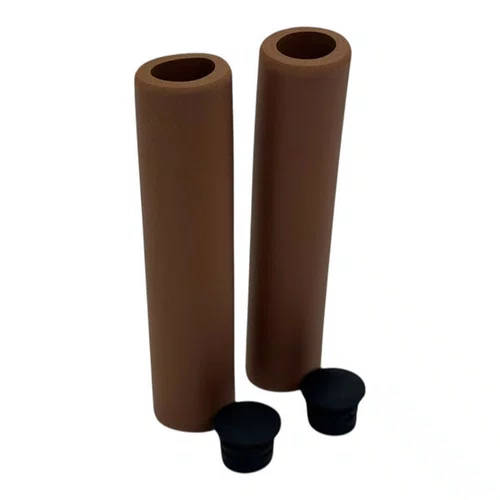MANOPLA/PUNHO SILICONE SOFT CONFORTAVEL MARROM GTS RETRO