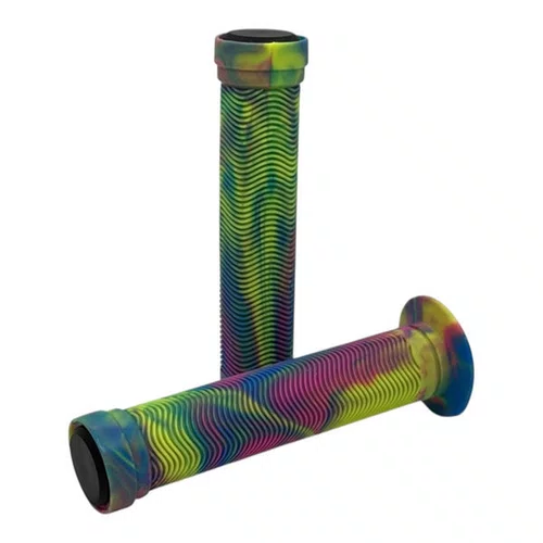 MANOPLA WHEELING/GRAU/BMX GP-150 AMARELO/ARCO-IRIS C/ FLANGE