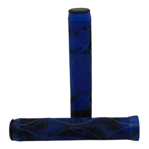 MANOPLA WHEELING/GRAU/BMX GP-150 AZUL/PRETO C/ FLANGE