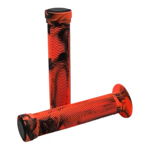 MANOPLA WHEELING/GRAU/BMX GP-150 LARANJA/PRETO C/ FLANGE