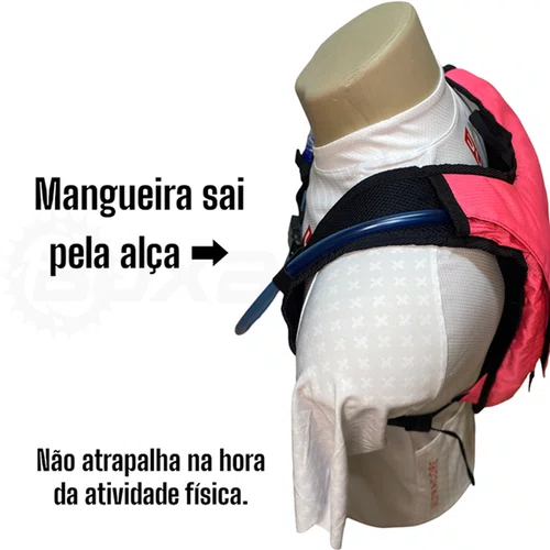 MOCHILA DE HIDRATAÇÃO OGGI BIG WHEEL RACE ROSA 2L