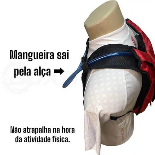MOCHILA DE HIDRATAÇÃO OGGI BIG WHEEL RACE VERMELHO 2L